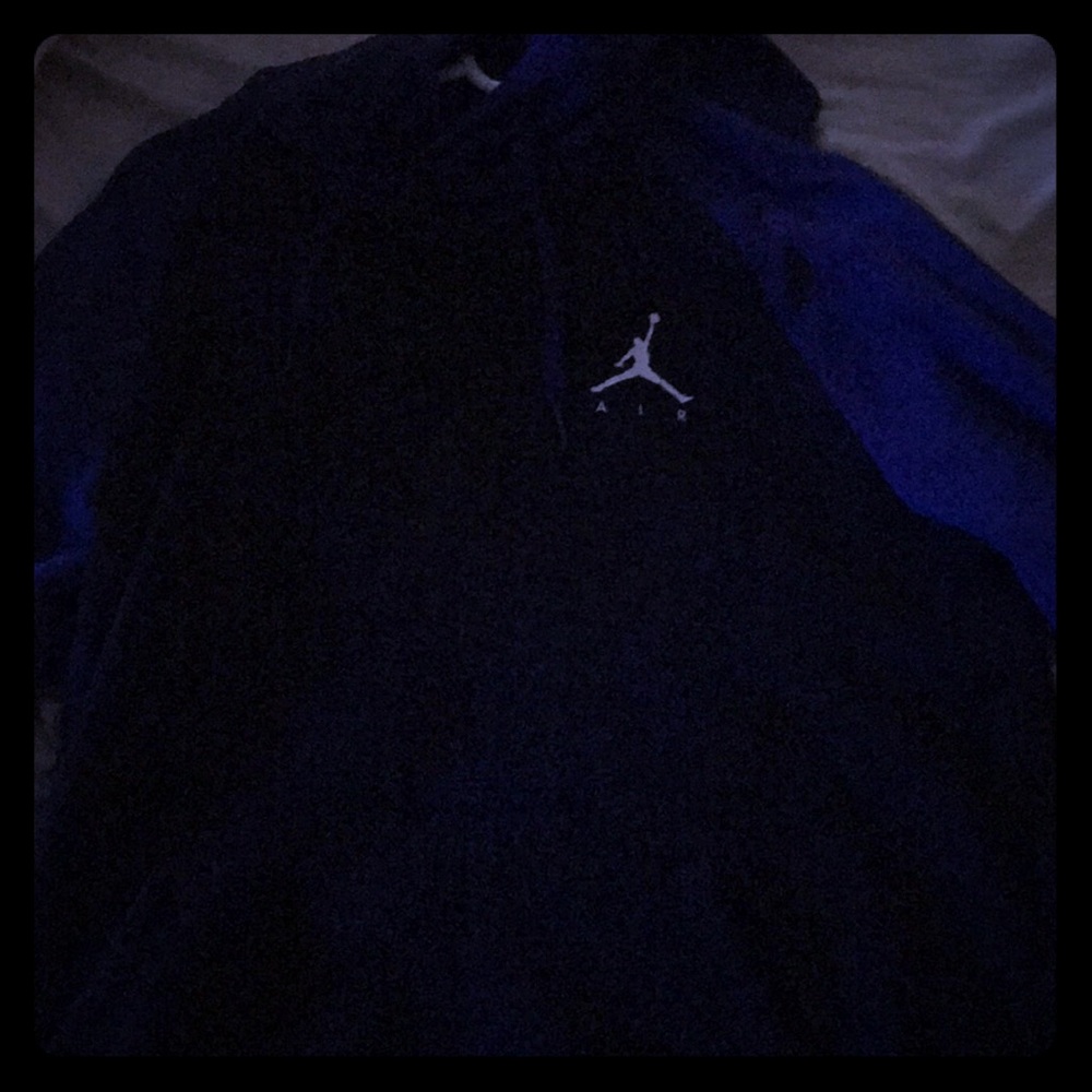 Jordan purple/navy fleece hoodie